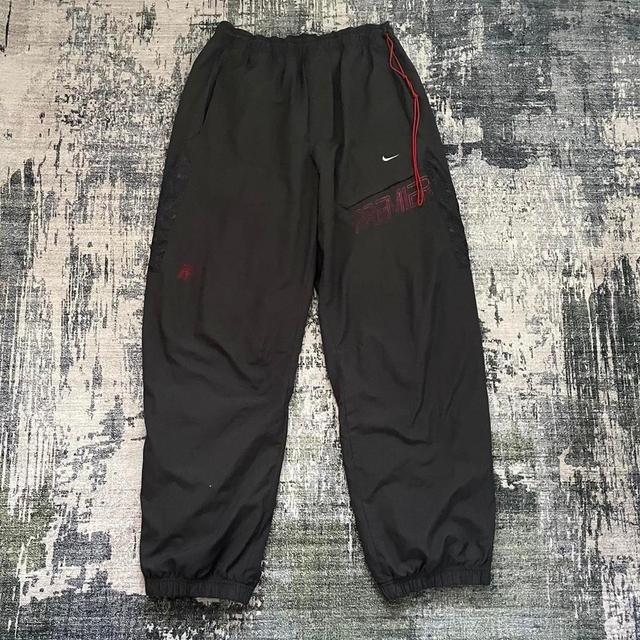 Nike Men's Sweatpants - Grey/Red - XL on Productcaster.