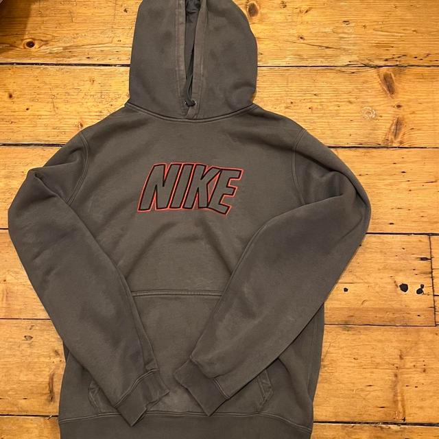 Nike Men's Hoodie - Grey - S on Productcaster.