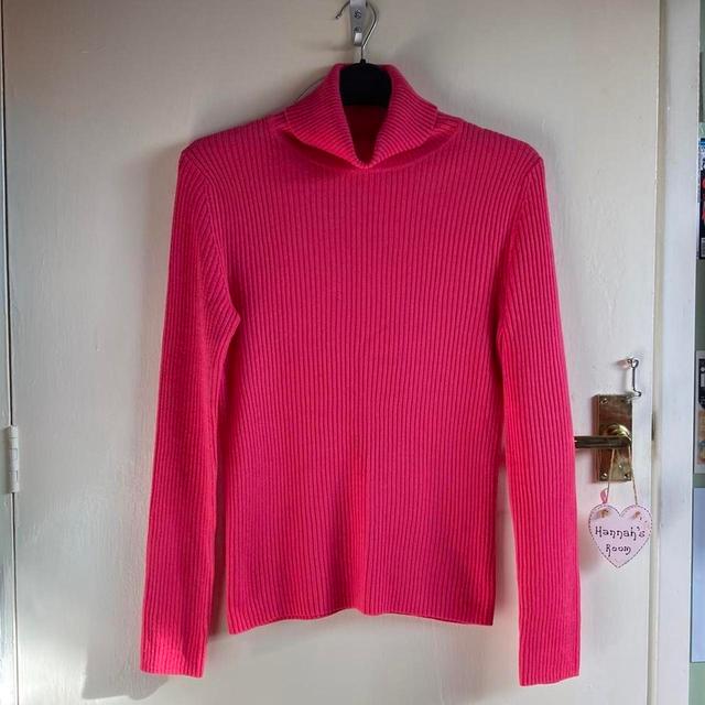 Vintage Women's Jumper - Pink - M on Productcaster.