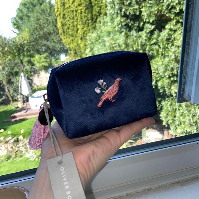 Oliver Bonas Women's Makeup and wash bags - Navy on Productcaster.