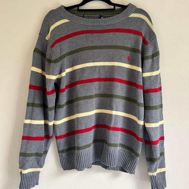 Ralph Lauren Women's Jumper - Multi/Grey - 8 on Productcaster.