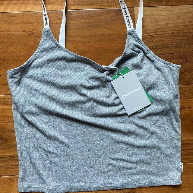 Juicy Couture Women's Crop top - Grey - L on Productcaster.