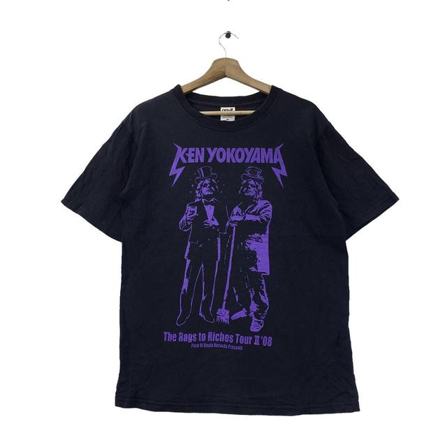 Vintage Men's T-shirt - Black - M on Productcaster.