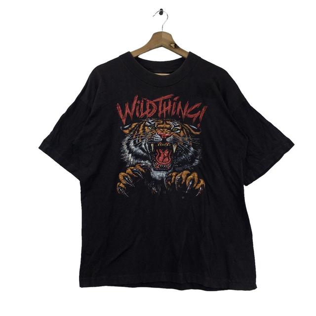 Vintage Men's T-shirt - Black - L on Productcaster.