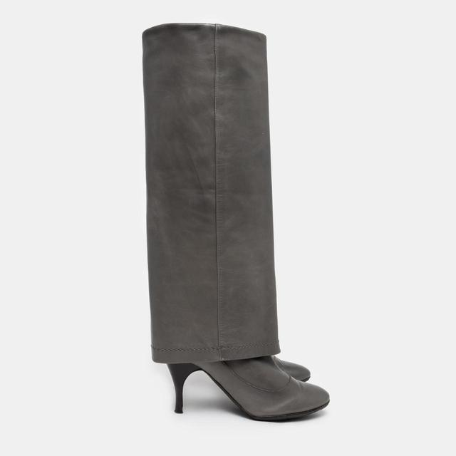 Marc Jacobs Women's Boots - Grey - UK 4.5 on Productcaster.