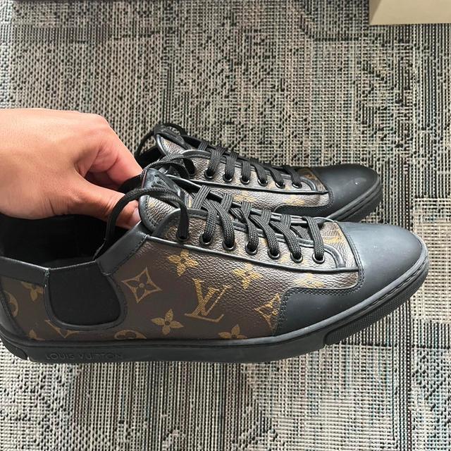 Louis Vuitton Men's Trainers - Black - UK 8.5 on Productcaster.