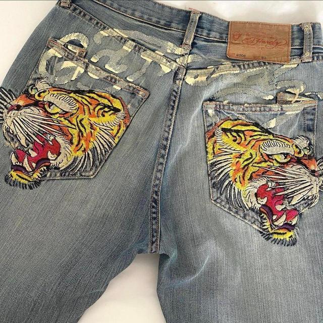 Ed Hardy Women's Jeans - Blue - 30" on Productcaster.