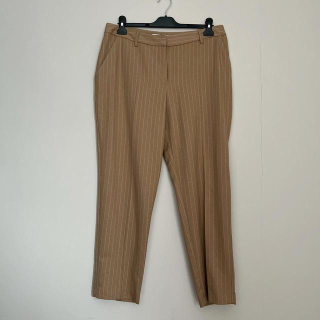 Primark Women's Tailored Trousers - Tan - UK 14 on Productcaster.