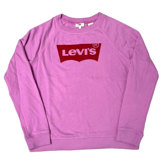 Levi's Women's Sweatshirt - Pink - S on Productcaster.