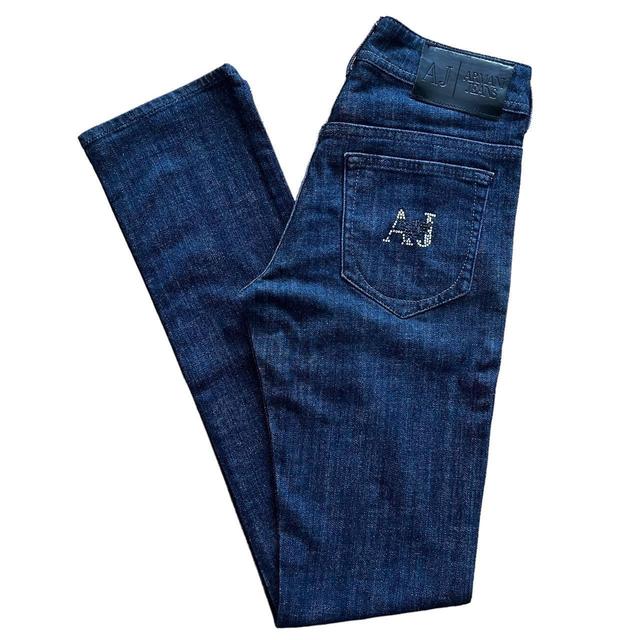 Armani Women's Skinny Jeans - Blue - 28" on Productcaster.