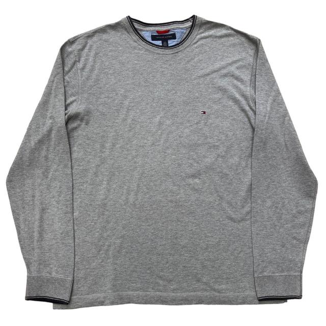 Tommy Hilfiger Men's Jumper - Grey - L on Productcaster.