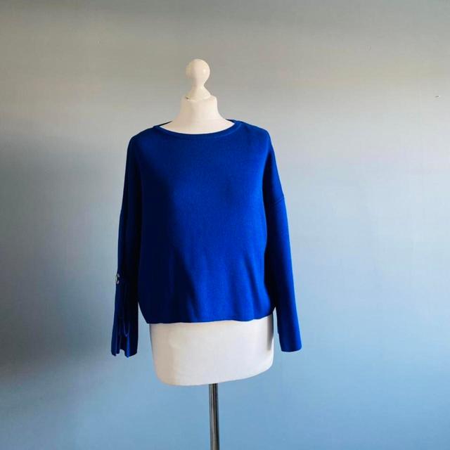 New Look Women's Jumper - Blue - 8 on Productcaster.