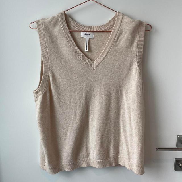 Object Women's Jumper - Cream/Tan - 12 on Productcaster.