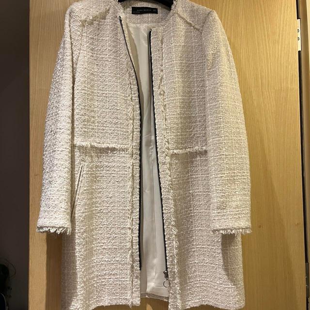 Zara Women's Jacket - White - S on Productcaster.