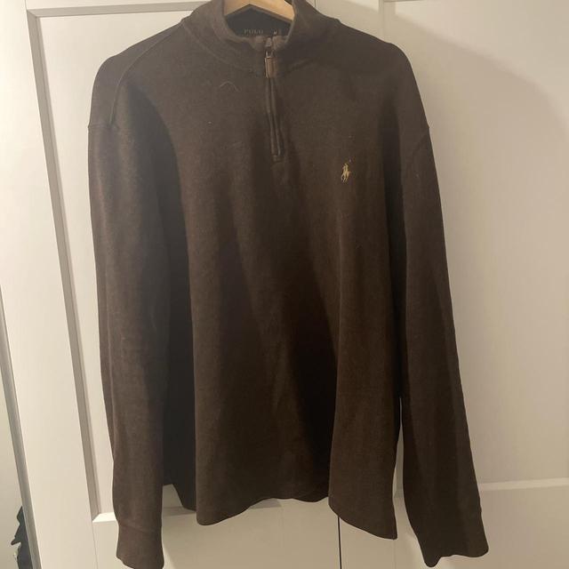 Polo Ralph Lauren Men's Jumper - Brown - L on Productcaster.