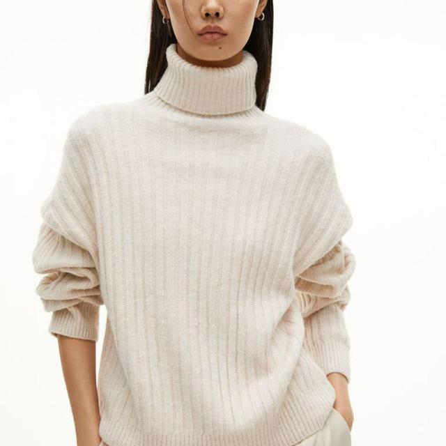 H&M Women's Jumper - Cream - XS on Productcaster.