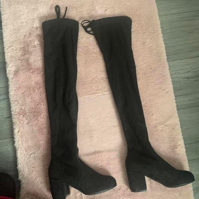 Women's Knee high Boots - Black - UK 3.5 on Productcaster.