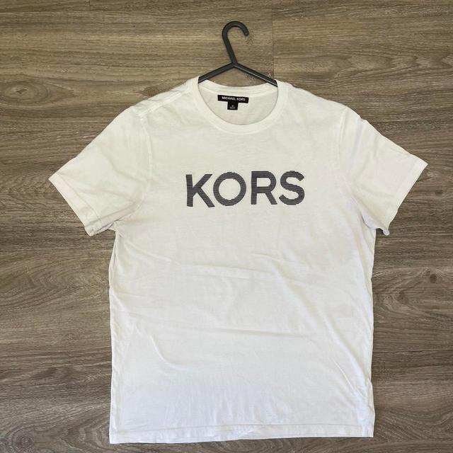 Michael Kors Men's T-shirt - White - M on Productcaster.