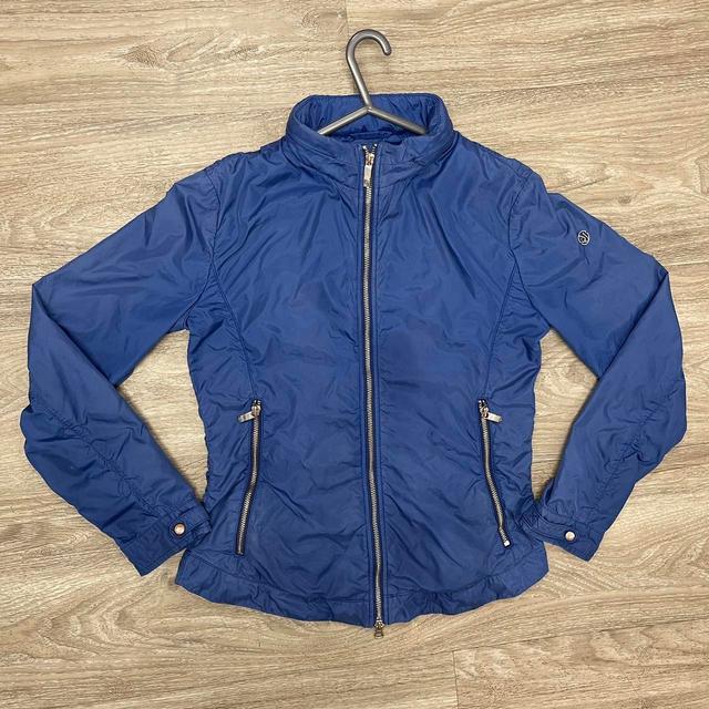 Armani Jeans Women's Jacket - Blue/Navy - S on Productcaster.