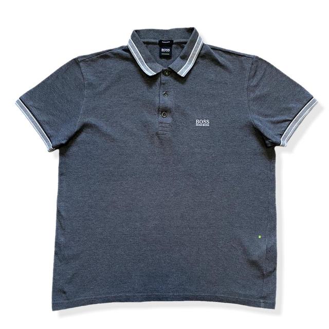 Hugo Boss Men's Polo shirt - Grey - M on Productcaster.