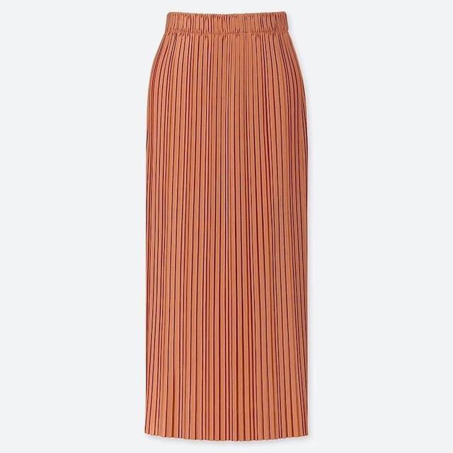 UNIQLO Women's Midi Skirt - Orange - XS on Productcaster.