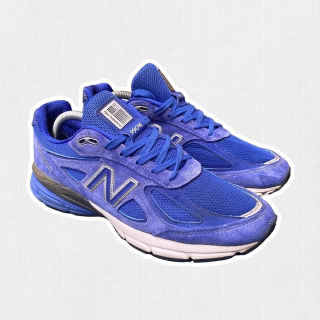 New Balance Men's Trainers - Blue - UK 8 on Productcaster.