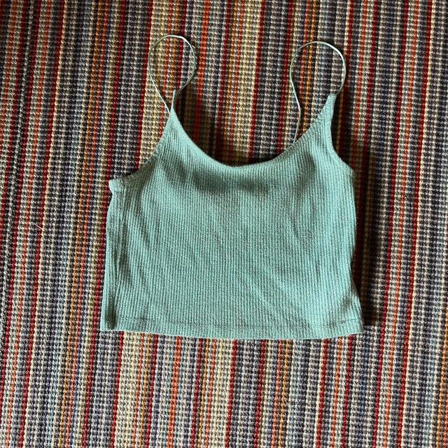 Topshop Women's Crop top - Green - 8 on Productcaster.