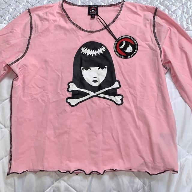 Dolls Kill Women's T-shirt - Pink - 18 on Productcaster.