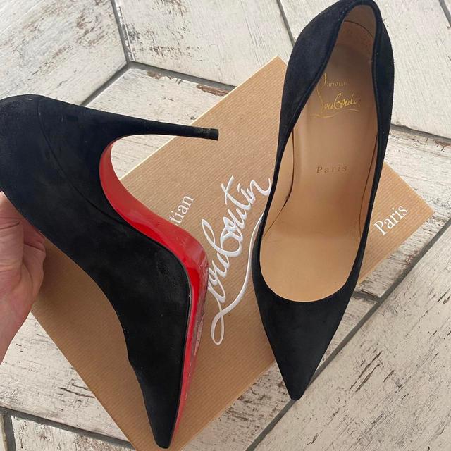 Christian Louboutin Women's Courts - Black/Red - UK 5 on Productcaster.