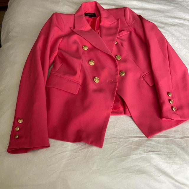 Women's Blazer Jacket - Pink - UK 14 on Productcaster.