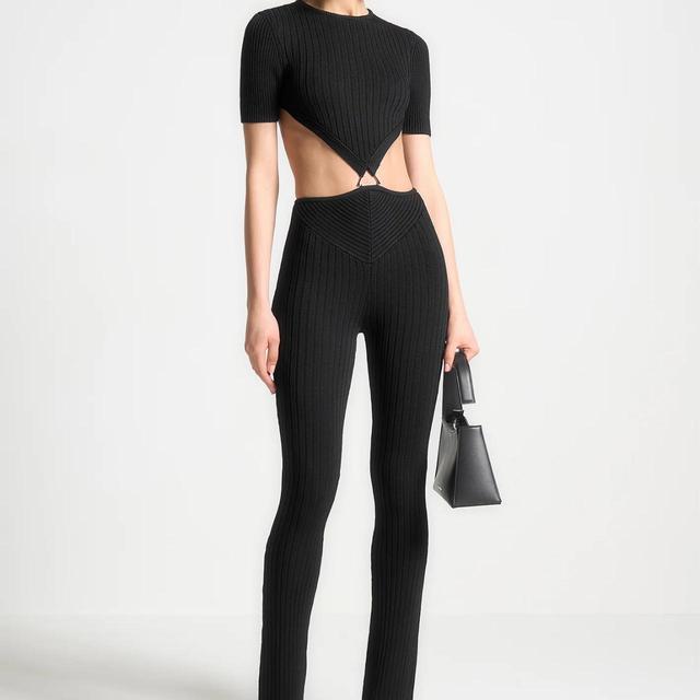 Maniere De Voir Women's Skinny Jumpsuit - Black - S on Productcaster.