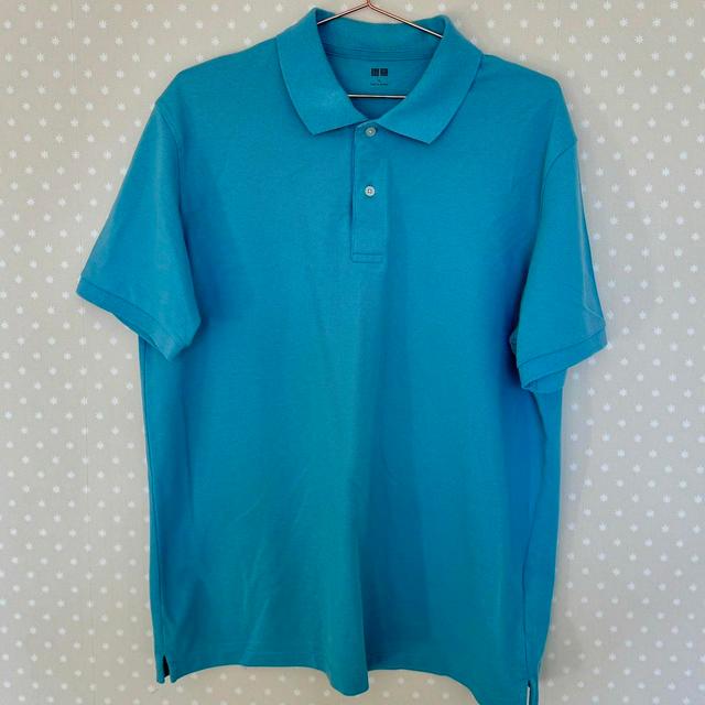 UNIQLO Men's Polo shirt - Blue - XL on Productcaster.