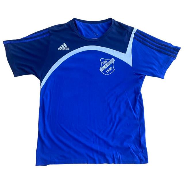 Adidas Men's T-shirt - Blue - L on Productcaster.