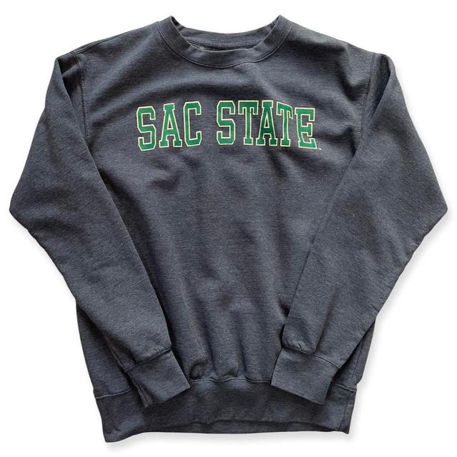 Vintage Men's Sweatshirt - Grey - S on Productcaster.