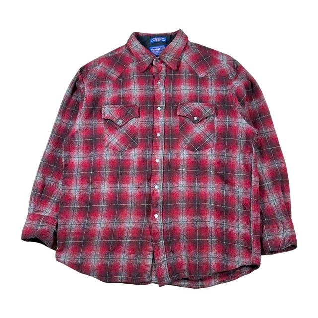 Vintage Men's Shirt - Red - M on Productcaster.