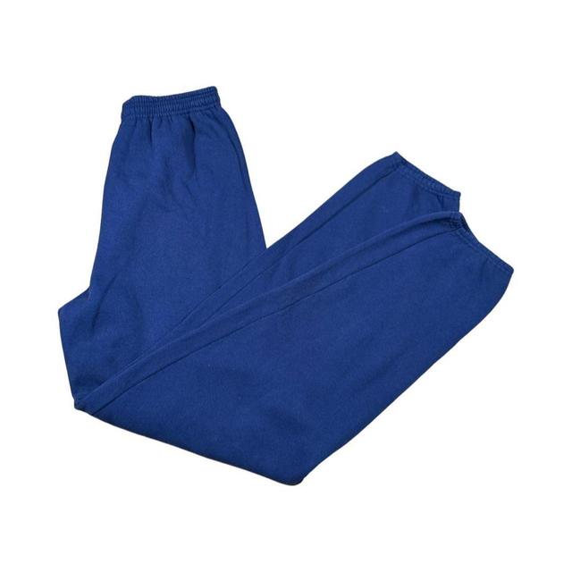 Vintage Men's Trousers - Blue - L on Productcaster.