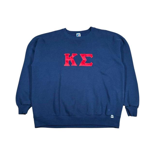 Russell Athletic Men's Sweatshirt - Navy - XXL on Productcaster.