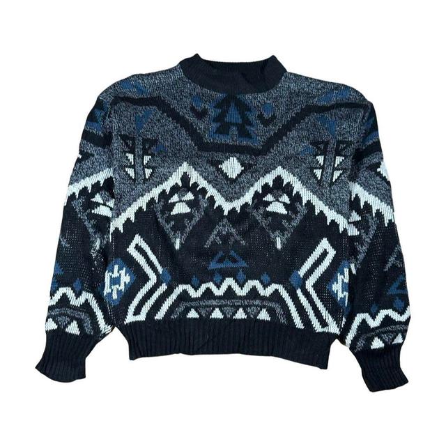 Vintage Men's Jumper - Black - M on Productcaster.