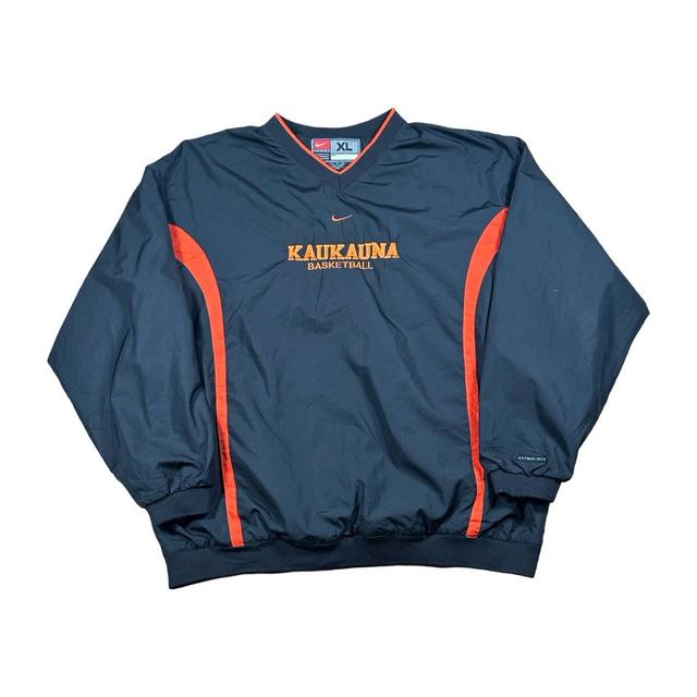 Nike Men's Sweatshirt - Black/Orange - XL on Productcaster.