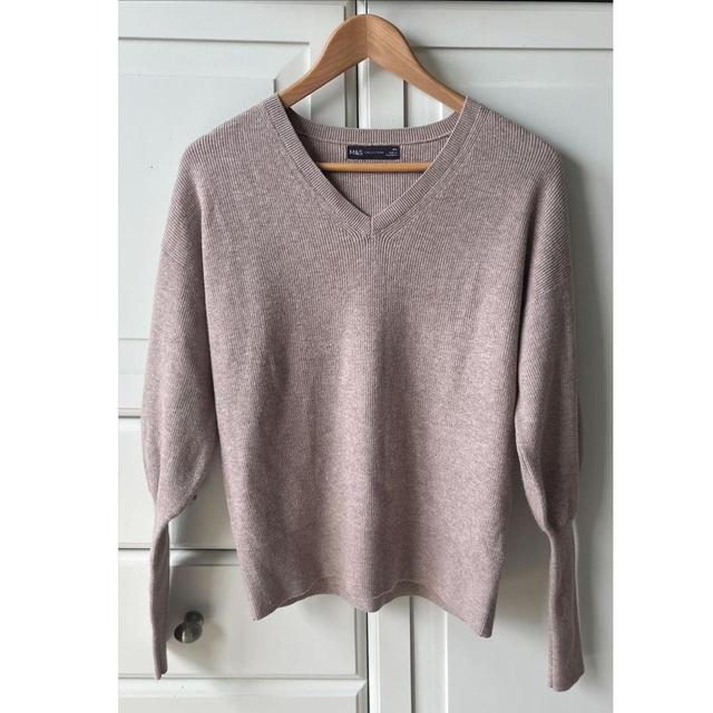 M&S Collection Women's Jumper - Brown/Tan - XS on Productcaster.