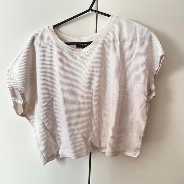 Primark Women's Crop top - White - 12 on Productcaster.