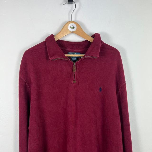 Ralph Lauren Men's Jumper - Burgundy - XXL on Productcaster.