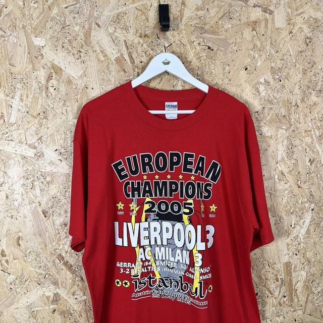 Vintage Men's T-shirt - Red - XL on Productcaster.