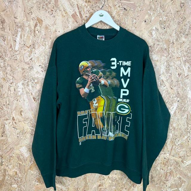 NFL Men's Sweatshirt - Green - XL on Productcaster.