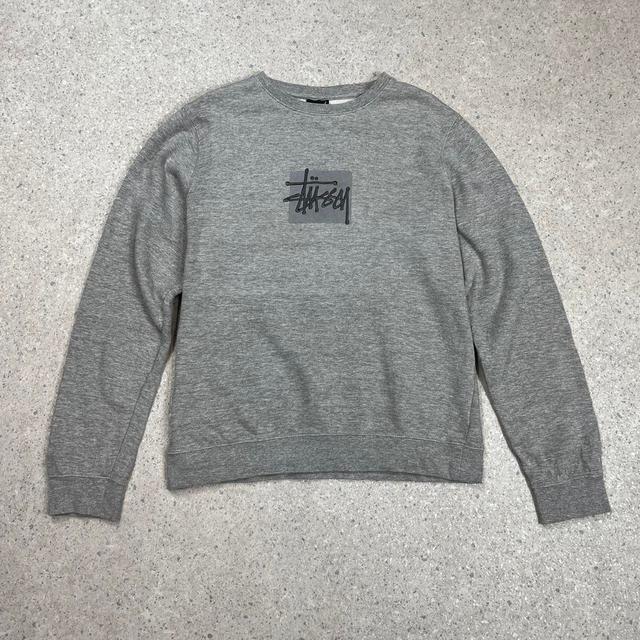 Stüssy Men's Sweatshirt - Grey - M on Productcaster.