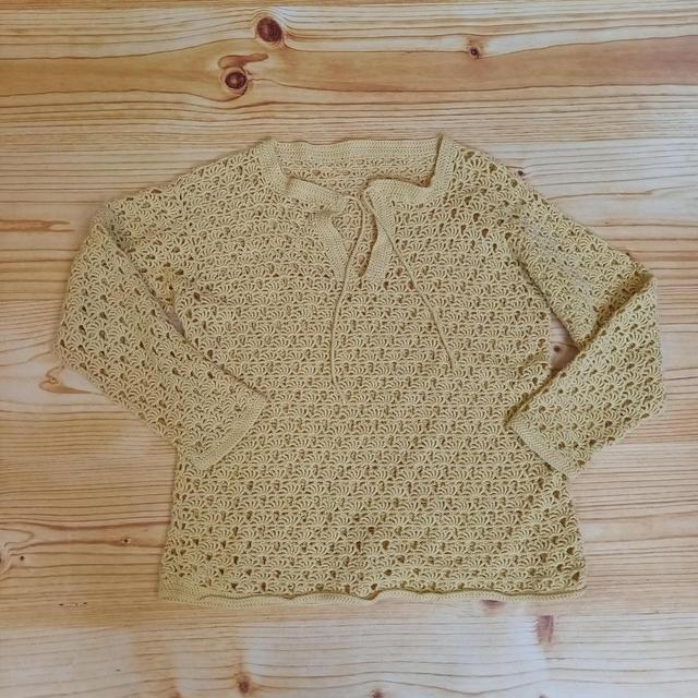 Vintage Women's Jumper - Cream - M on Productcaster.