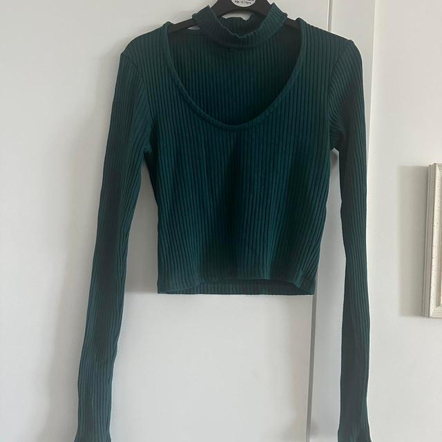 Topshop Women's Crop top - Green - 8 on Productcaster.