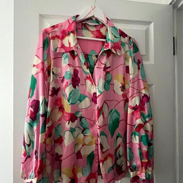 Zara Women's Shirt - Multi/Pink - XXL on Productcaster.