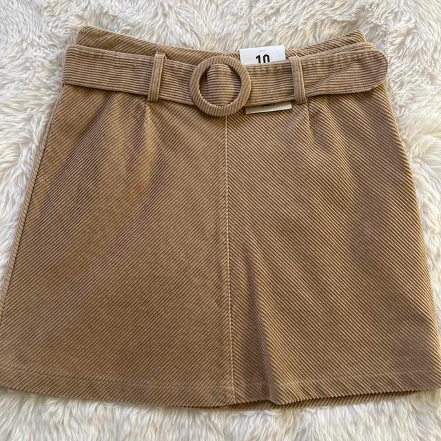 Primark Women's Skirt - Tan/Brown - UK 10 on Productcaster.