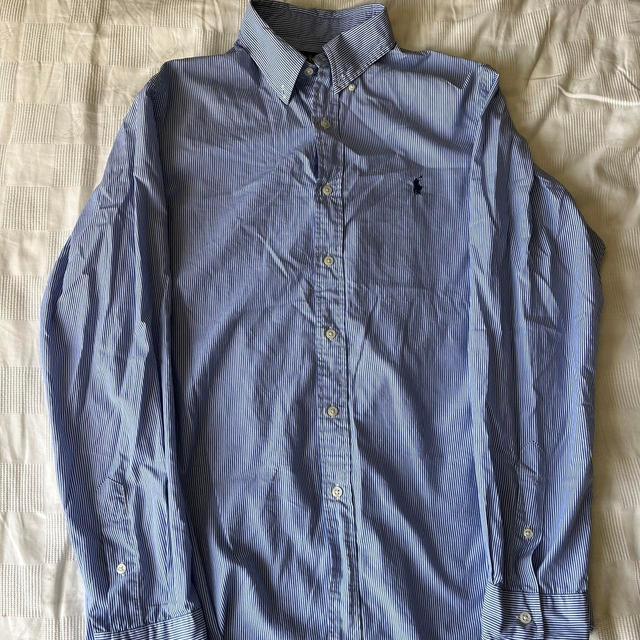 Ralph Lauren Men's Shirt - Blue - XL on Productcaster.